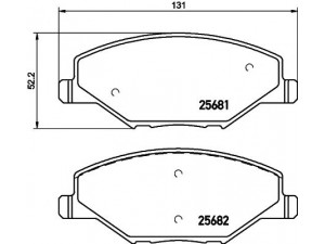 HELLA PAGID 8DB 355 020-521 stabdžių trinkelių rinkinys, diskinis stabdys 
 Techninės priežiūros dalys -> Papildomas remontas
6RU698151, 6RU698151A, 6RU698151
