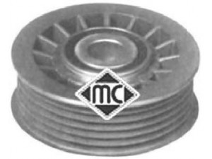 Metalcaucho 05048 kreipiantysis skriemulys, V formos rumbuotas diržas 
 Diržinė pavara -> V formos rumbuotas diržas/komplektas -> Laisvasis/kreipiamasis skriemulys
601 200 07 70