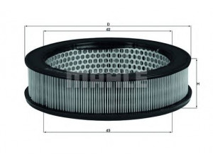 KNECHT LX 2 oro filtras 
 Techninės priežiūros dalys -> Techninės priežiūros intervalai
1780125010, 5000267, 5017013, 860X9601ASA