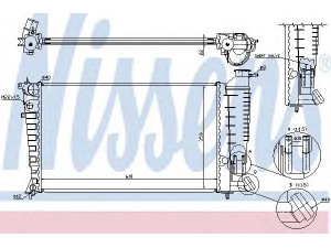 NISSENS 61382A radiatorius, variklio aušinimas 
 Aušinimo sistema -> Radiatorius/alyvos aušintuvas -> Radiatorius/dalys
1301.K5, 1301.K8, 1301.TJ, 1331.RY