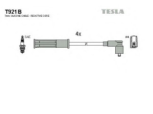 TESLA T921B uždegimo laido komplektas 
 Kibirkšties / kaitinamasis uždegimas -> Uždegimo laidai/jungtys
7700273826, 8200506297