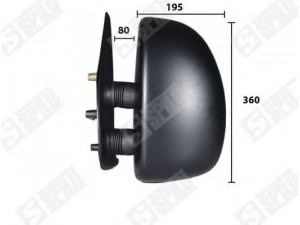 SPILU 50609 išorinis veidrodėlis 
 Kėbulas -> Keleivių kabina -> Veidrodėlis
8149 J2, 735326499, 8153 CL