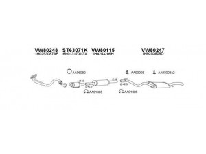 VENEPORTE 800050 išmetimo sistema