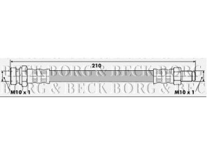 BORG & BECK BBH6251 stabdžių žarnelė 
 Stabdžių sistema -> Stabdžių žarnelės
MB082157, MB238151, MB238157, MB238158