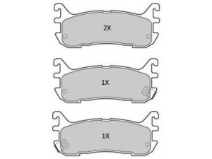FREMAX FBP-1912 stabdžių trinkelių rinkinys, diskinis stabdys
BCYC-26-43Z, BCYC-26-43ZA, BCYC-26-43ZB