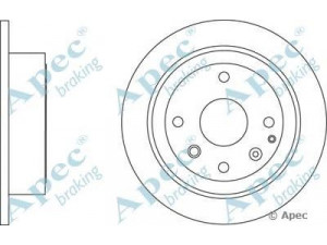 APEC braking DSK2485 stabdžių diskas 
 Dviratė transporto priemonės -> Stabdžių sistema -> Stabdžių diskai / priedai
96549630, 96549630