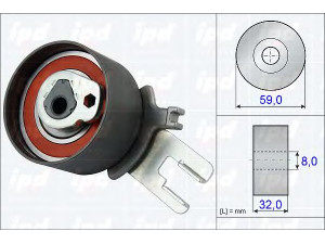 IPD 15-3820 įtempiklio skriemulys, paskirstymo diržas 
 Techninės priežiūros dalys -> Papildomas remontas
31339542