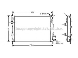 AVA QUALITY COOLING DN2287 radiatorius, variklio aušinimas 
 Aušinimo sistema -> Radiatorius/alyvos aušintuvas -> Radiatorius/dalys
21400JD50A, 21400JD50B, 21400JD51B