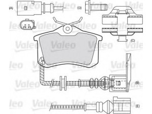 VALEO 598180 stabdžių trinkelių rinkinys, diskinis stabdys 
 Techninės priežiūros dalys -> Papildomas remontas
1J0698451F, 1J0698451N, 8E0698451B