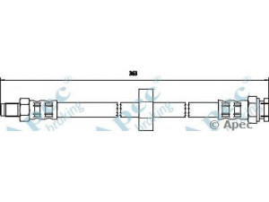 APEC braking HOS3142 stabdžių žarnelė 
 Stabdžių sistema -> Stabdžių žarnelės
005312593, 115595612, 5312593, 531259300