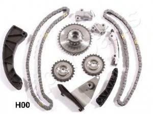JAPANPARTS KDK-H00 pavaros grandinės komplektas 
 Variklis -> Variklio uždegimo laiko reguliavimo kontrolė -> Sinchronizavimo grandinė/įtempiklis/kreiptuvas -> Pavaros grandinės komplektas
24322-2A000, 24335-2A200, 24351-2A001