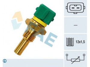 FAE 33120 jutiklis, cilindro galvos temperatūra; siuntimo blokas, aušinimo skysčio temperatūra 
 Elektros įranga -> Jutikliai
96.131.470, 9613147080, 1920.K9