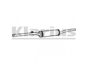 KLARIUS VW207G vidurinis duslintuvas 
 Išmetimo sistema -> Duslintuvas
147253209A, 147253209A, 147253209A