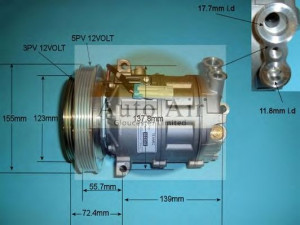 AUTO AIR GLOUCESTER 14-0337R kompresorius, oro kondicionierius 
 Oro kondicionavimas -> Kompresorius/dalys
5060410066, 60693746