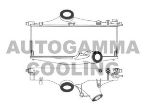 AUTOGAMMA 101948 tarpinis suslėgto oro aušintuvas, kompresorius
93011023307
