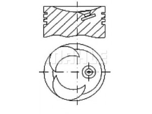 MAHLE ORIGINAL S11860 stūmoklis