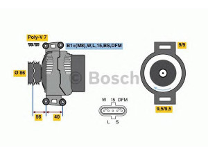 BOSCH 0 986 049 320 kintamosios srovės generatorius 
 Elektros įranga -> Kint. sr. generatorius/dalys -> Kintamosios srovės generatorius
1626130