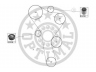 OPTIMAL SK-1098 paskirstymo diržo komplektas 
 Techninės priežiūros dalys -> Papildomas remontas
028 198 119 C, 1L0 198 002 A, 028 198 119 C