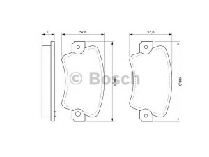 BOSCH 0 986 464 881 stabdžių trinkelių rinkinys, diskinis stabdys 
 Techninės priežiūros dalys -> Papildomas remontas
1506549, 77 01 202 709, 77 01 204 593