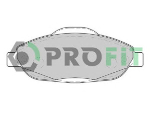 PROFIT 5000-4003 stabdžių trinkelių rinkinys, diskinis stabdys 
 Techninės priežiūros dalys -> Papildomas remontas
425393, 425426