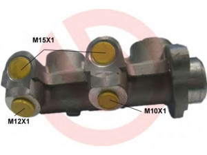 BREMBO M 59 029 pagrindinis cilindras, stabdžiai 
 Stabdžių sistema -> Pagrindinis stabdžių cilindras
558052, 558057, 558255, 3492289