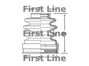 FIRST LINE FCB2771 gofruotoji membrana, kardaninis velenas 
 Ratų pavara -> Gofruotoji membrana
328788, 328788, 3287.88
