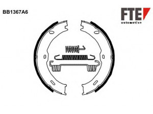 FTE BB1367A6 stabdžių trinkelių komplektas, stovėjimo stabdis 
 Stabdžių sistema -> Rankinis stabdys
4241N5, 77364023, 4241N5
