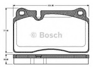 BOSCH 0 986 TB2 931 stabdžių trinkelių rinkinys, diskinis stabdys 
 Techninės priežiūros dalys -> Papildomas remontas
7L6 698 151 E