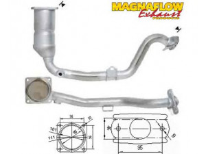 MAGNAFLOW 76025 katalizatoriaus keitiklis 
 Išmetimo sistema -> Katalizatoriaus keitiklis
1731HQ, 1731R0