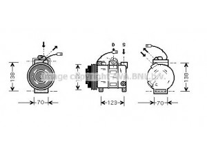 AVA QUALITY COOLING AIK015 kompresorius, oro kondicionierius 
 Oro kondicionavimas -> Kompresorius/dalys
4B0260805C, 4B0260805N, 4B0260805P