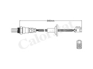 CALORSTAT by Vernet LS140564 lambda jutiklis 
 Variklis -> Variklio elektra
89465-01100, 89465-01110, 89465-02110