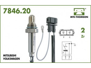 MTE-THOMSON 7846.20.047 lambda jutiklis 
 Variklis -> Variklio elektra
051.906.265.E, MD149888, 051.906.265.E