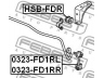 FEBEST HSB-FDR skersinio stabilizatoriaus įvorių komplektas 
 Ašies montavimas/vairavimo mechanizmas/ratai -> Stabilizatorius/fiksatoriai -> Sklendės
52306-SNA-A01, 52306-SNG-J01