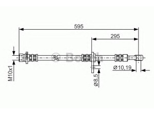 BOSCH 1 987 481 044 stabdžių žarnelė 
 Stabdžių sistema -> Stabdžių žarnelės
01464-S9A-000