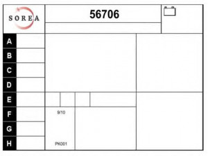EAI 56706 kintamosios srovės generatorius 
 Elektros įranga -> Kint. sr. generatorius/dalys -> Kintamosios srovės generatorius
A2TN0399, A2TN0499, A3TN0399, MD304129