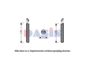 AKS DASIS 800572N džiovintuvas, oro kondicionierius 
 Oro kondicionavimas -> Džiovintuvas
5N0298403