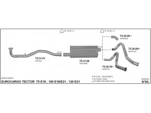 IMASAF 539000041 išmetimo sistema 
 Išmetimo sistema -> Išmetimo sistema, visa