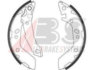 A.B.S. 9148 stabdžių trinkelių komplektas 
 Techninės priežiūros dalys -> Papildomas remontas
58305-25A00, 58305-25A10, 5830525F10