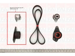 FAI AutoParts TBK93 paskirstymo diržo komplektas 
 Techninės priežiūros dalys -> Papildomas remontas
7701471865, 7701471865(KIT), 7701473712