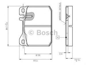 BOSCH 0 986 TB2 001 stabdžių trinkelių rinkinys, diskinis stabdys 
 Techninės priežiūros dalys -> Papildomas remontas
000 420 63 20, 000 420 64 20, 000 420 65 20
