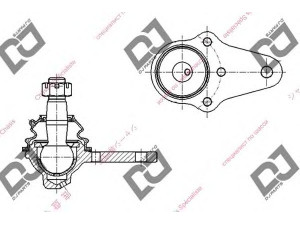 DJ PARTS DB1147 atramos/vairo trauklė 
 Ašies montavimas/vairavimo mechanizmas/ratai -> Sujungimai -> Atramos/vairo trauklė
43330-39045, 4333039045, 43340-39075
