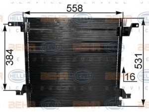 HELLA 8FC 351 038-721 kondensatorius, oro kondicionierius 
 Oro kondicionavimas -> Kondensatorius
163 830 00 70, 163 830 01 70, A 163 830 00 70