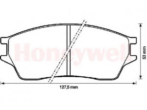 BENDIX 572273B stabdžių trinkelių rinkinys, diskinis stabdys 
 Techninės priežiūros dalys -> Papildomas remontas
45022SF0600