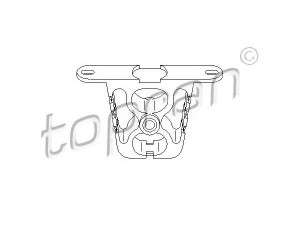 TOPRAN 500 182 laikantysis rėmas, duslintuvas 
 Dviratė transporto priemonės -> Išmetimo sistema -> Atskiros surinkimo dalys -> Gnybtas
1 704 198, 1821 1 704 198