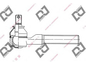 DJ PARTS DE1019 skersinės vairo trauklės galas 
 Vairavimas -> Vairo mechanizmo sujungimai
45045-69065, 4504569065