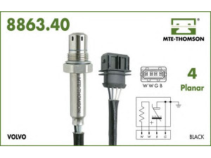 MTE-THOMSON 8863.40.092 lambda jutiklis 
 Išmetimo sistema -> Lambda jutiklis
30616821, 30617335, 30617335-0