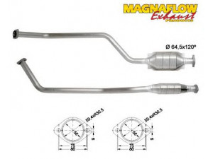 MAGNAFLOW 85053D katalizatoriaus keitiklis 
 Išmetimo sistema -> Katalizatoriaus keitiklis
1244907720