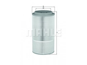 KNECHT LX 1946 oro filtras 
 Techninės priežiūros dalys -> Techninės priežiūros intervalai
01182786, 81084016260, 83084050001