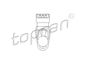 TOPRAN 407 869 RPM jutiklis, variklio valdymas 
 Kibirkšties / kaitinamasis uždegimas -> Impulsų generatorius
003 153 97 28, 005 153 13 28