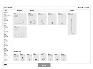 DINEX 147101008 išmetimo sistema 
 Išmetimo sistema -> Išmetimo sistema, visa